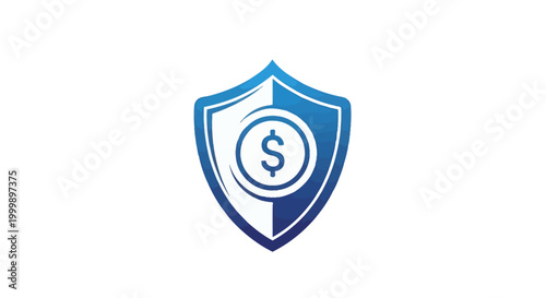 Financial Security Shield Logo Design