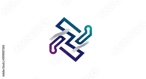 Modern abstract geometric lines background