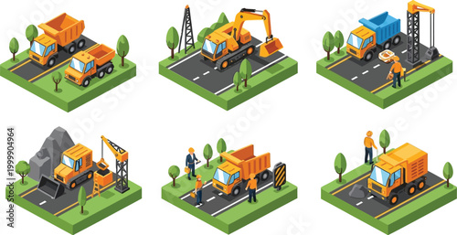 gas station with red car at pump