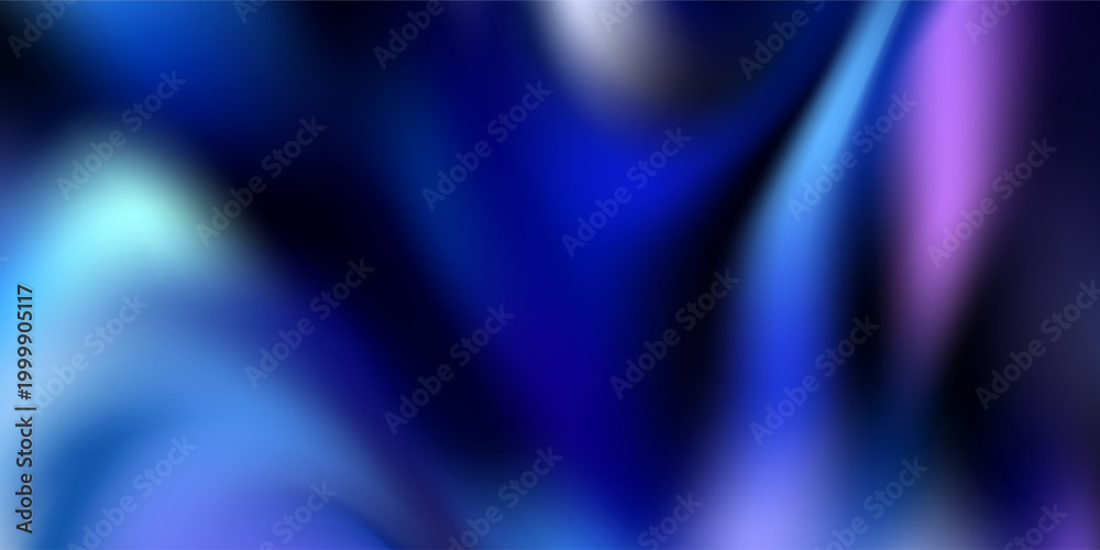 Obraz premium Abstract Liquid Mesh Gradient Background with Blue and Purple Wavy Fluid Shapes
