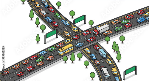 camping scene with tents rv picnic table and people