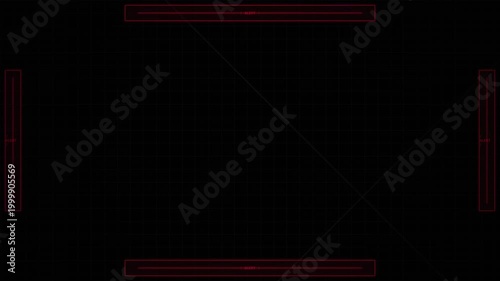Dynamic Digital Dashboard Animation Showing Data Visualization and User Interface Elements in Motion Video