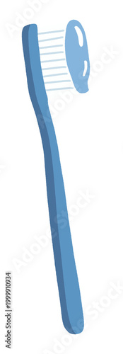 toothbrush with toothpaste