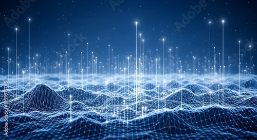 Digital technology banner green blue background concept, cyber technology circuit, abstract tech, innovation future data, internet network, Ai big data, futuristic wifi connection illustration concept