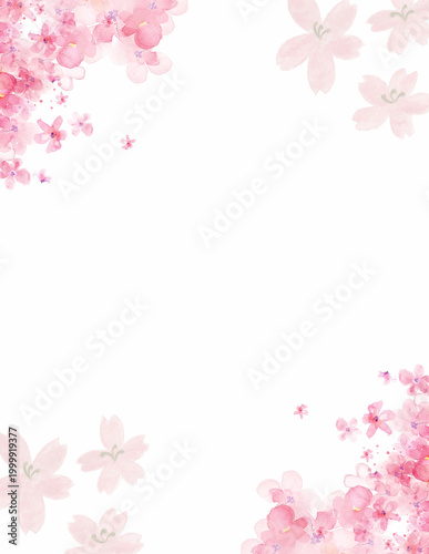 Mother's Day promotion poster, flat floral illustration with blank space for brand message

