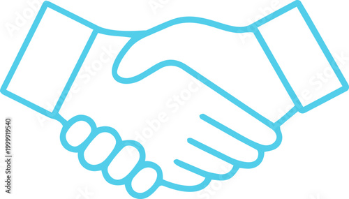 Handshake icon vector symbol of agreement partnership trust business deal greeting collaboration communication professional support unity concept collection group.