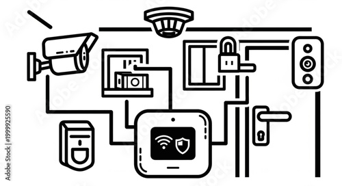 Home Security System - Protecting Your Home with Advanced Technology.