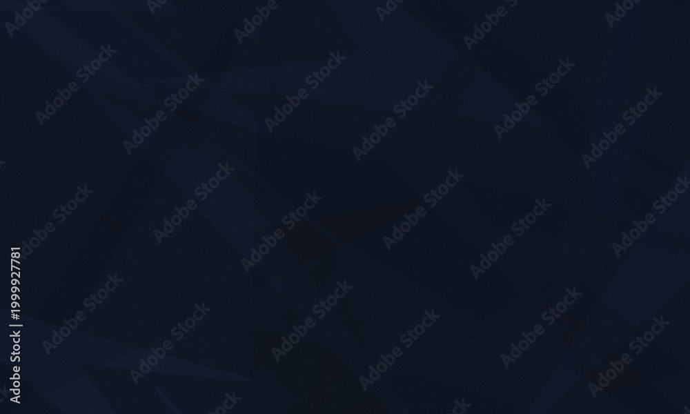 Fototapeta premium Dark blue geometric polygon texture with subtle dot pattern background