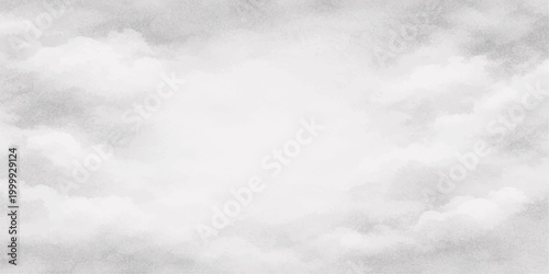 Bild auf Leinwand A dramatic time lapse of fluffy white clouds drifting across a bright blue summe