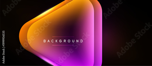 Abstract gradient shape. Vivid colors blend, creating dynamic visual effect. Text reads background within design. Minimalist, modern aesthetic.