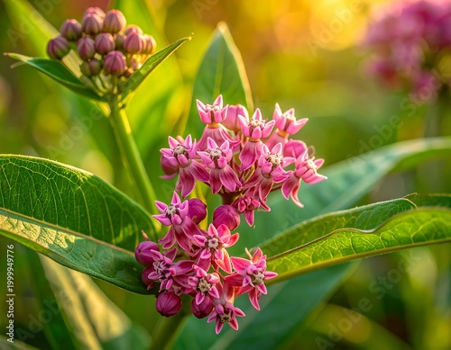 Close-Up of Delicate Pink Floral Cluster