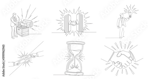 Single one line drawing money bag dollar sign symbol as financial investment concept. Modern continuous line draw design vector.