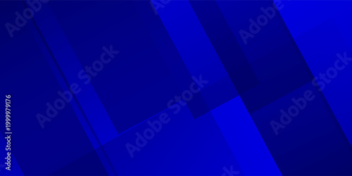 Blue diagonal geometric overlay layer background with lines pattern. Abstract Diagonal rectangle shape graphic elements. Modern banner backdrop template design with space for text. Vector illustration
