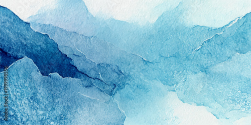 Blue ice texture background with frozen snow pattern and cold winter frost on a vintage grunge marble surface