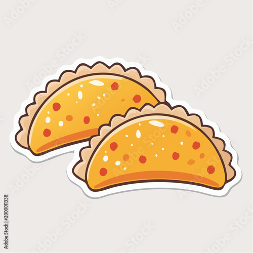 Cute Cartoon Empanadas