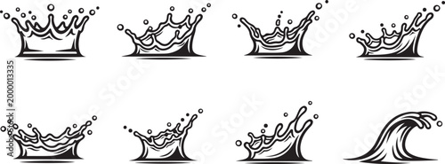 Cute cartoon kittens playing with yarn in a sketch style Vector