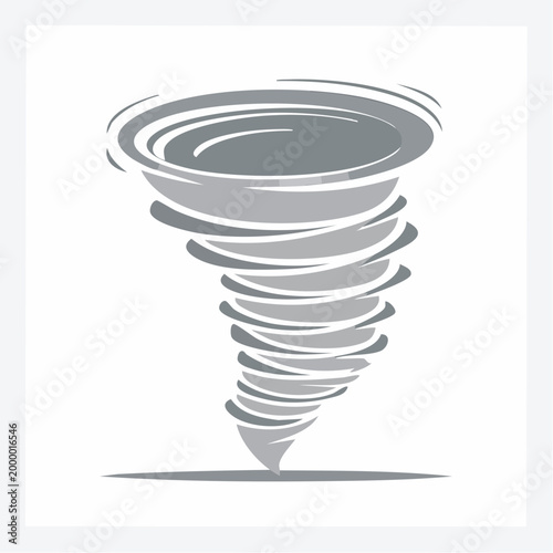 Stylized Tornado Icon