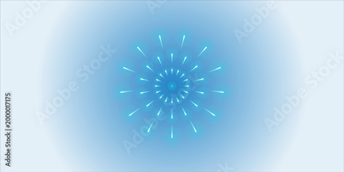 Explosion. Abstract Background. Vector Illustration.