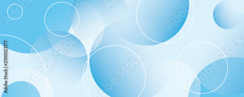 Abstract geometric background gradient soft light blue bokeh for Graphic technology