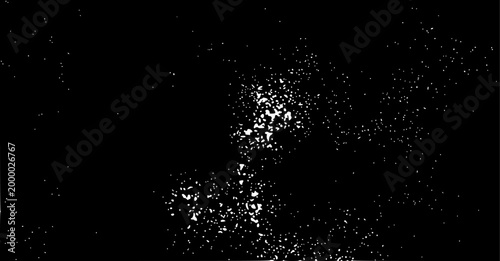High-Contrast Dusty Grit and Fine Particle Grunge Texture