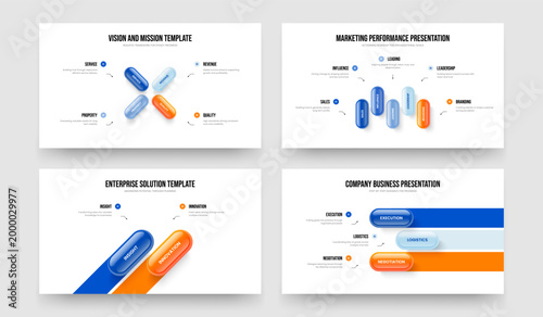 Product Review Four Five Two Three Step Infographic Slideshow Design Vector Illustration Set. Creative Campaign 4 5 2 3 Element Diagram Frame Layout Collection.