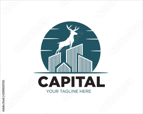 deer capital logo designs for business service