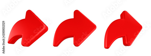 share arrow icon 3d rendering
