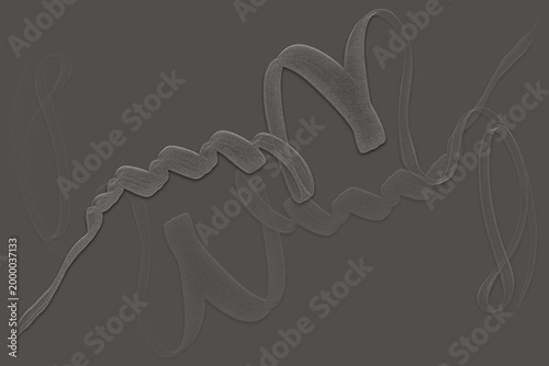 Dark Grey Abstract Flowing Lines Background