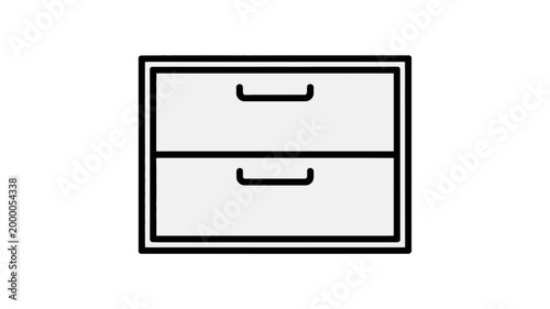 Simple drawer icon