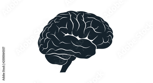 Vector brain icon sheet, iconic medical illustration for science and technology, a collection of healthcare icons on a vector sheet
