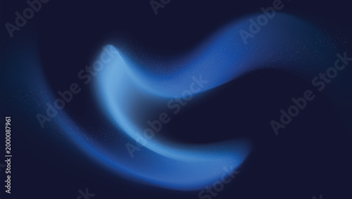 Abstract blue swirl a digital art exploration of flowing energy