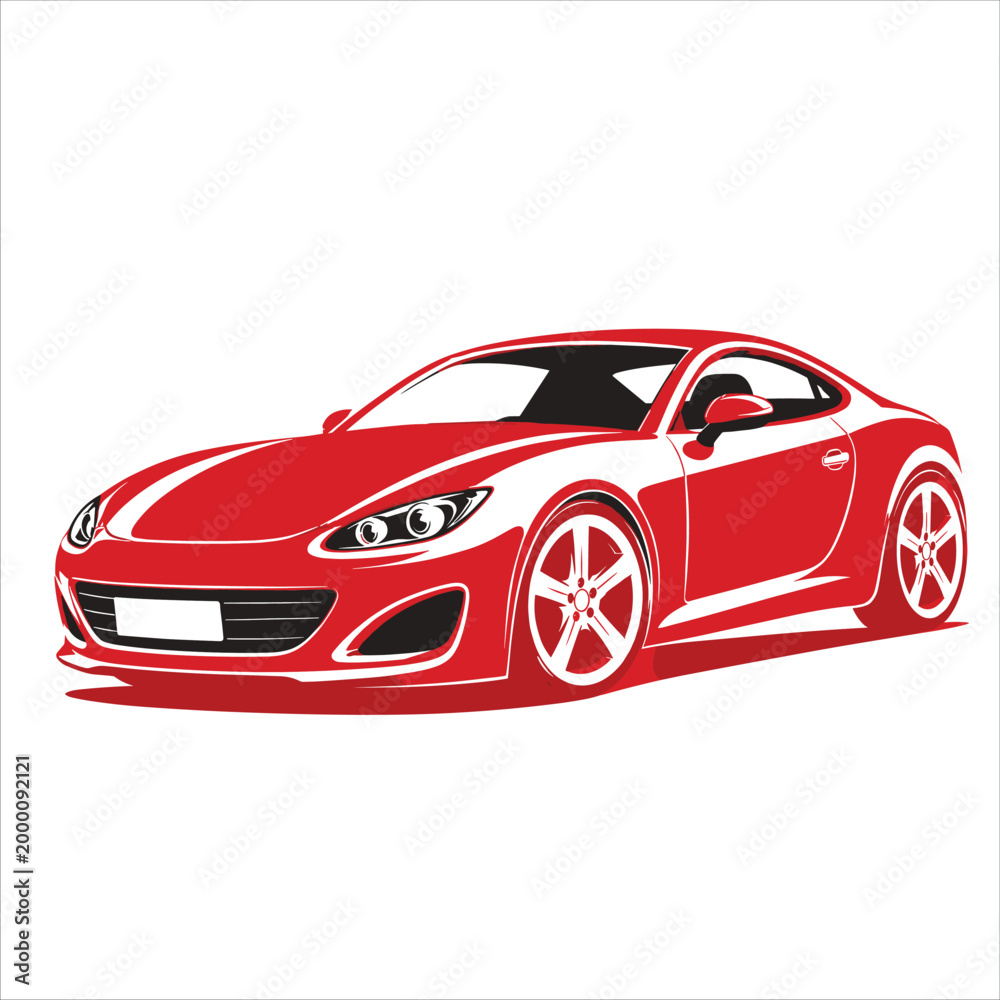 Obraz premium car vector