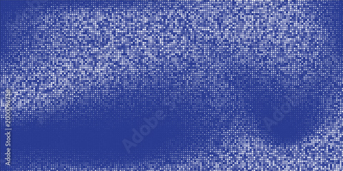 Modern blue digital pixel grid texture for web and UI app background.