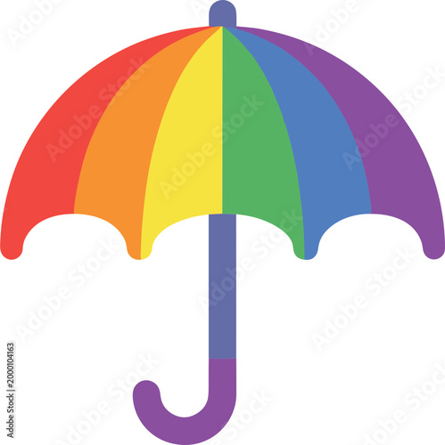 Flat pride month lgbt elements collection 