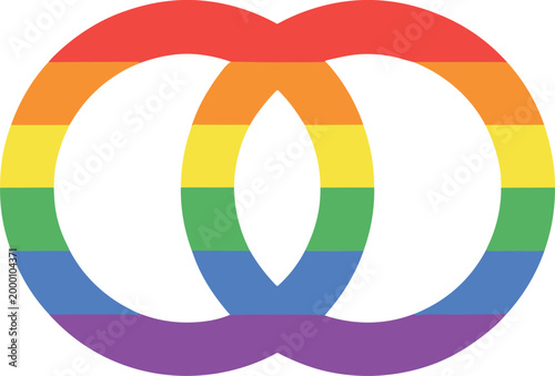 Flat pride month lgbt elements collection 