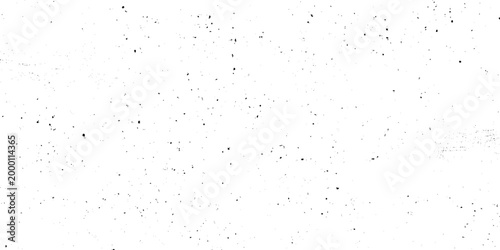 Black and white vector grunge  illustration of scattered dots on white background for creative design elements