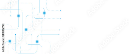 Abstract futuristic technology background. Technology background with crossed lines and dots.