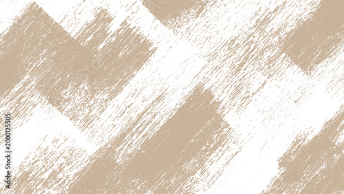 Brown and white abstract geometric pattern with diagonal lines and shapes