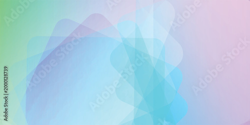 Abstract Pastel Gradient Background with Soft Geometric Shapes.