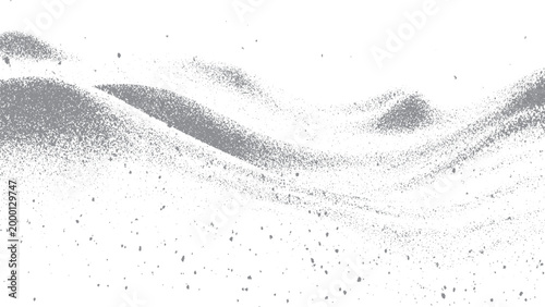 Monochrome grunge texture with atmospheric woodland scene Black gray abstract background with tree landscape and copy space