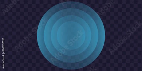 Sound wave. Signal concentric circle. Round light effect. Wifi range. Radio station signal. Water ripple with circle waves. A place or a painful point. Radar screen. Vector effect.