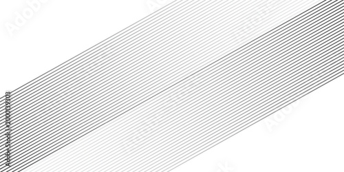 Slant line halftone gradation texture. Fading diagonal stripe gradient background. Black oblique pattern backdrop. Vanishing thin parallel line wallpaper for overlay