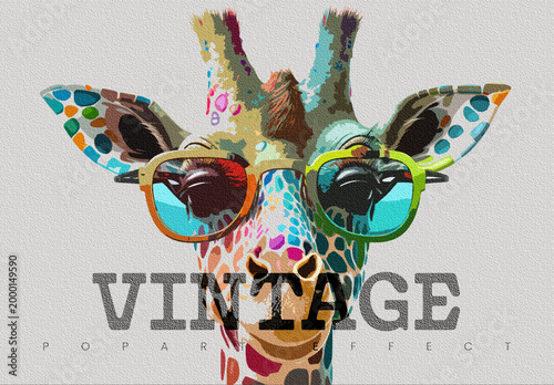 Vintage Photo Effect Mockup