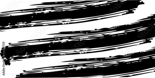 Distorted grunge layer error. Noise destroys texture. Vector trendy deformed glitch shape