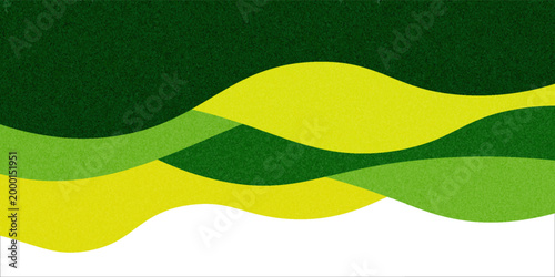 Abstract Green Rice Farm Fields Background. Vector Mountains Landscape with Tea Plantation. Hill Agriculture Pattern Collage. Rural Organic Farmland Illustration.