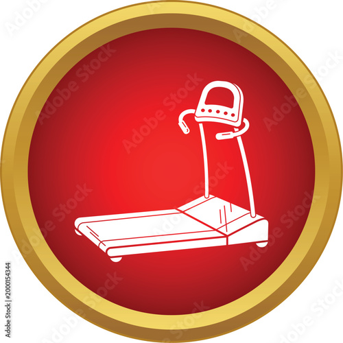 Treadmill machine representing exercise and active lifestyle