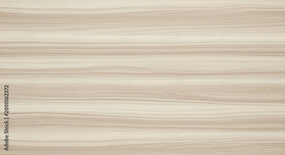 Obraz premium Light brown wood grain texture background with horizontal lines beige pattern natural material surface smooth