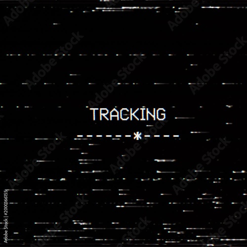 Retro VHS Square Overlay Transition On Alpha