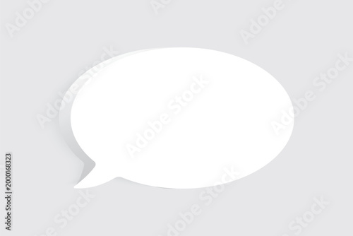 Speech bubble blank frame, text quote box, message