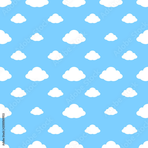 cloud seamless pattern